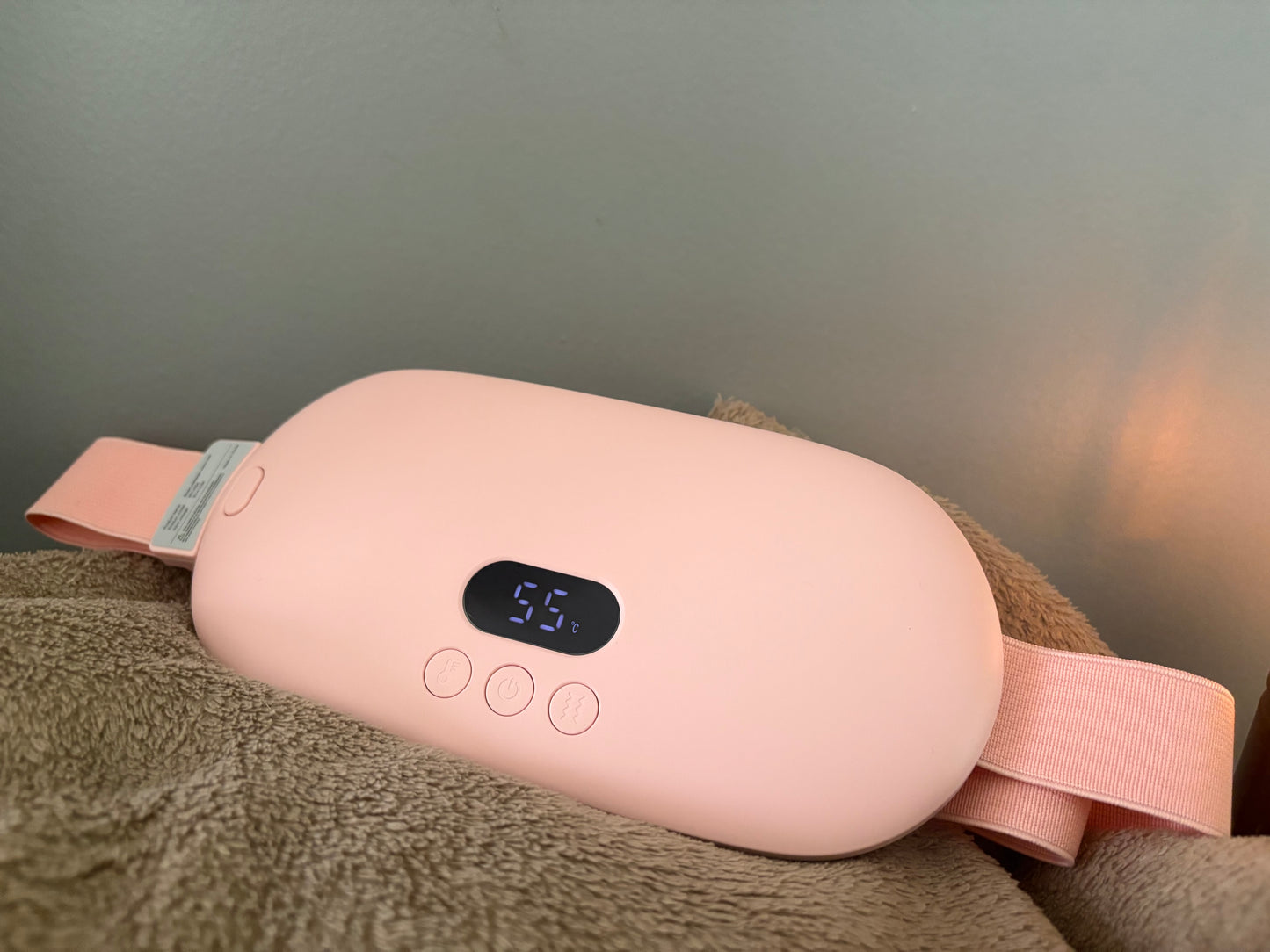 Ceinture menstruelle chauffante et massante
