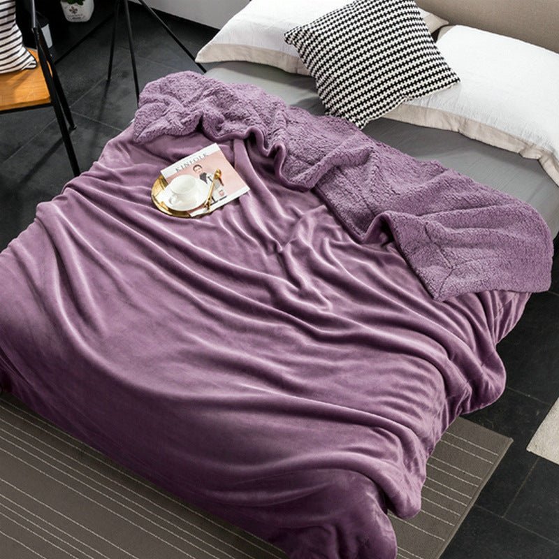 Couverture coconing douce en velour - Heat Peach