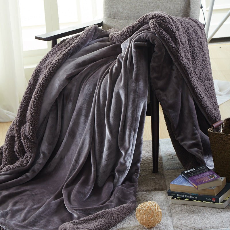 Couverture coconing douce en velour - Heat Peach