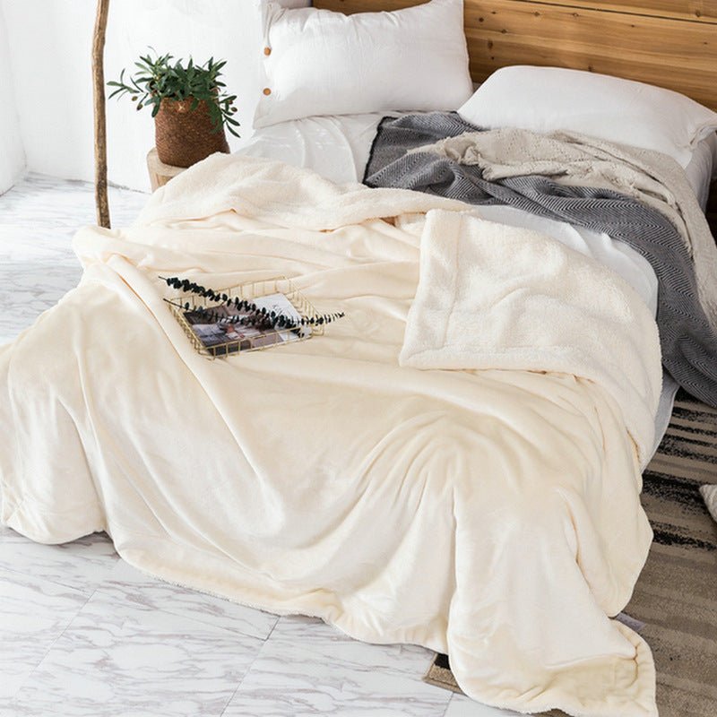 Couverture coconing douce en velour - Heat Peach
